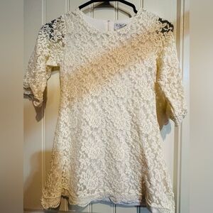 Girl size 4 lace flower dress